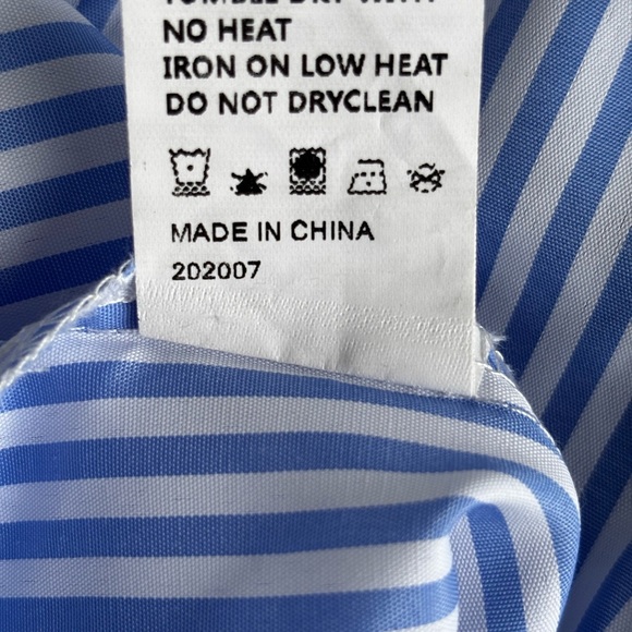 NWT IFFEI Women Striped Straps Sundress Summer Dress Waisted With Tassels size M - Picture 6 of 8